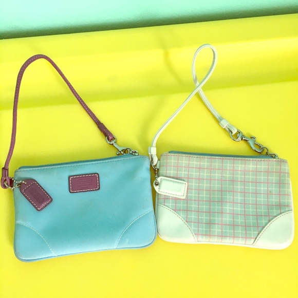 Coach Handbags - Coach wristlets set of 2